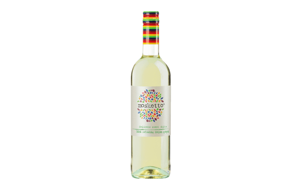 Mosketto sweet white (bianco) in een fles